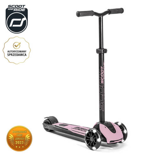 SCOOTANDRID Highwaykick 5 LED hulajnoga 5+ lat Rose