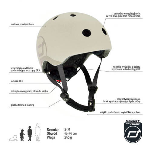 Kask S-M Ash