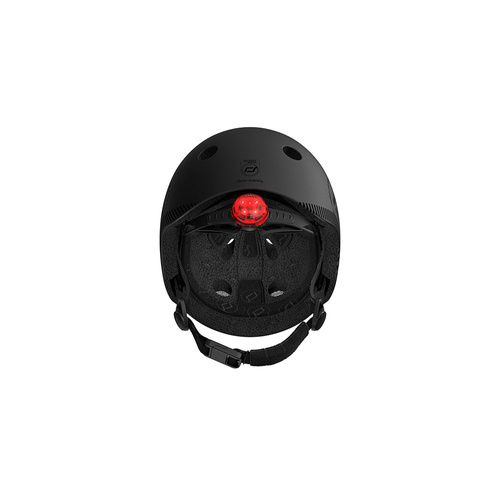 SCOOTANDRIDE Kask M-L dla starszych dzieci i nastolatków Black