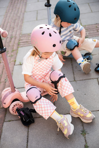 SCOOTANDRIDE Highwaykick 3S Hulajnoga z systemem sterowania 2w1 i kółkami LED składana 3+ Rose