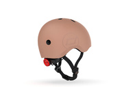 SCOOTANDRIDE Kask S-M dla dzieci 3+ Mocha