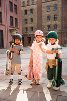 SCOOTANDRIDE Highwaykick 3S Hulajnoga z systemem sterowania 2w1 i kółkami LED składana 3+ Rose