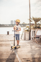 SCOOTANDRIDE Kask S-M dla dzieci  3+ Lemon