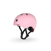 SCOOTANDRIDE Kask M-L dla starszych dzieci i nastolatków Rose