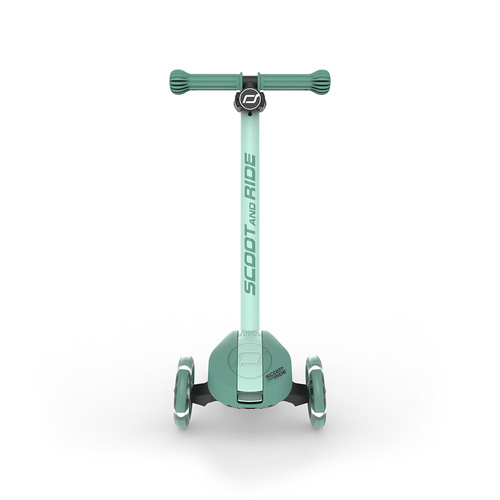 SCOOTANDRIDE Highwaykick 3S Hulajnoga z systemem sterowania 2w1 i kółkami LED składana 3+ Forest