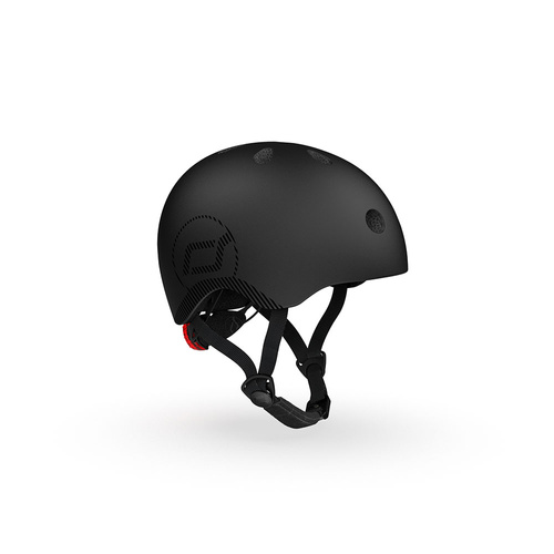 SCOOTANDRIDE Kask M-L dla starszych dzieci i nastolatków Black