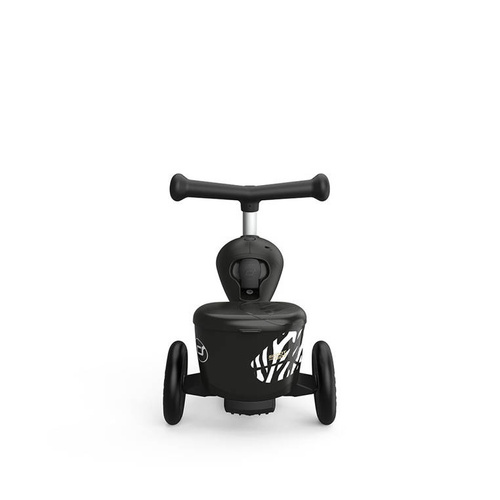 SCOOTANDRIDE Highwaykick 1 Lifestyle 2w1 Jeździk i hulajnoga z zamykanym schowkiem 1-5 lat Zebra
