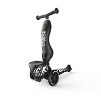 SCOOTANDRIDE Highwaykick 1 Lifestyle 2w1 Jeździk i hulajnoga z zamykanym schowkiem 1-5 lat Zebra