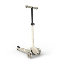 SCOOTANDRIDE Highwaykick 3S Hulajnoga z systemem sterowania 2w1 i kółkami LED składana 3+ Ash