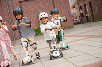 SCOOTANDRIDE Highwaykick 3S Hulajnoga z systemem sterowania 2w1 i kółkami LED składana 3+ Rose