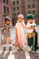 SCOOTANDRIDE Highwaykick 3S Hulajnoga z systemem sterowania 2w1 i kółkami LED składana 3+ Forest