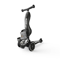 SCOOTANDRIDE Highwaykick 1 Lifestyle 2w1 Jeździk i hulajnoga z zamykanym schowkiem 1-5 lat Zebra