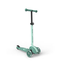 SCOOTANDRIDE Highwaykick 3S Hulajnoga z systemem sterowania 2w1 i kółkami LED składana 3+ Forest