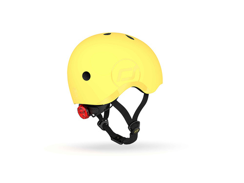 SCOOTANDRIDE Kask S-M dla dzieci  3+ Lemon