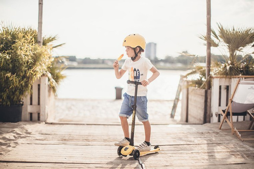 SCOOTANDRIDE Kask S-M dla dzieci  3+ Lemon