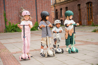 SCOOTANDRIDE Highwaykick 3S Hulajnoga z systemem sterowania 2w1 i kółkami LED składana 3+ Rose