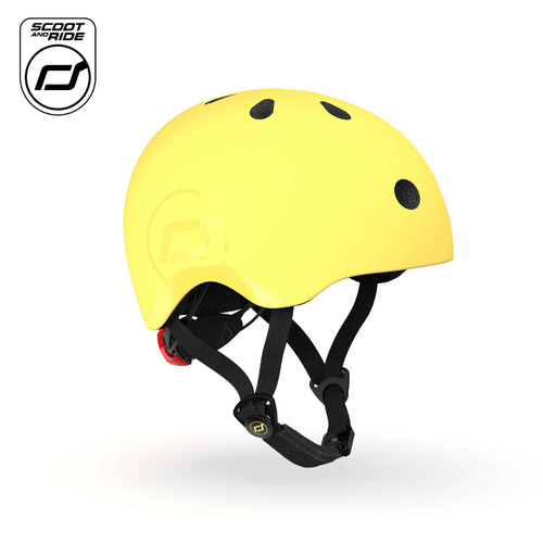 SCOOTANDRIDE Kask S-M dla dzieci  3+ Lemon