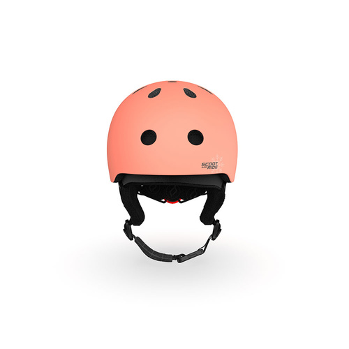 SCOOTANDRIDE Kask narciarski zimowy S-M dla dzieci 3+ Peach