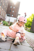 SCOOTANDRIDE Highwaykick 3S Hulajnoga z systemem sterowania 2w1 i kółkami LED składana 3+ Rose