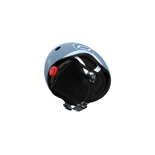 SCOOTANDRIDE Kask narciarski zimowy XXS-S dla dzieci 1-5 lat Steel