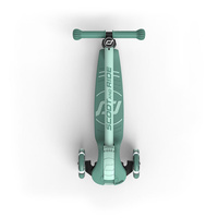 SCOOTANDRIDE Highwaykick 3S Hulajnoga z systemem sterowania 2w1 i kółkami LED składana 3+ Forest
