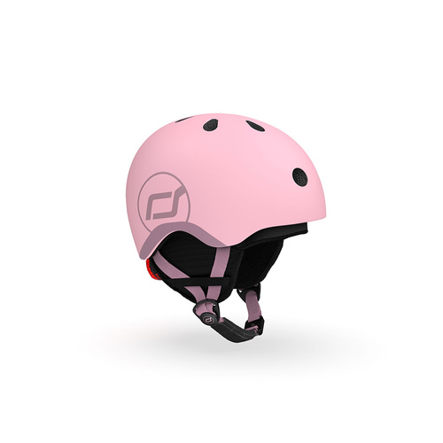 SCOOTANDRIDE Kask narciarski zimowy XXS-S dla dzieci 1-5 lat Rose