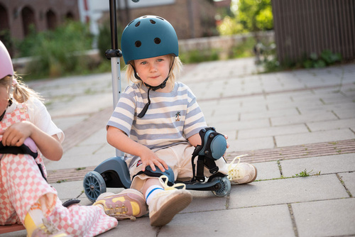 SCOOTANDRIDE Highwaykick 3S Hulajnoga z systemem sterowania 2w1 i kółkami LED składana 3+ Steel